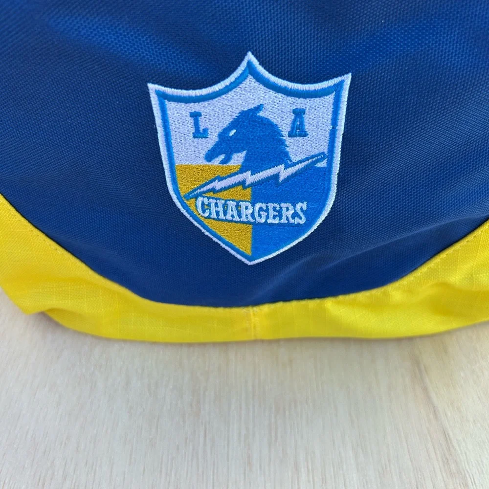 NFL Los Angeles Chargers 24 Can Soft Cooler Bag Blue Yellow Logo Brands NEW